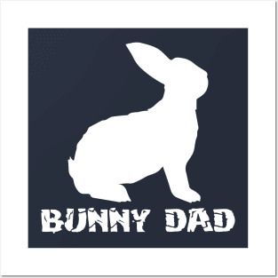 bunny dad Posters and Art